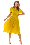 rozkloszowana sukienka midi