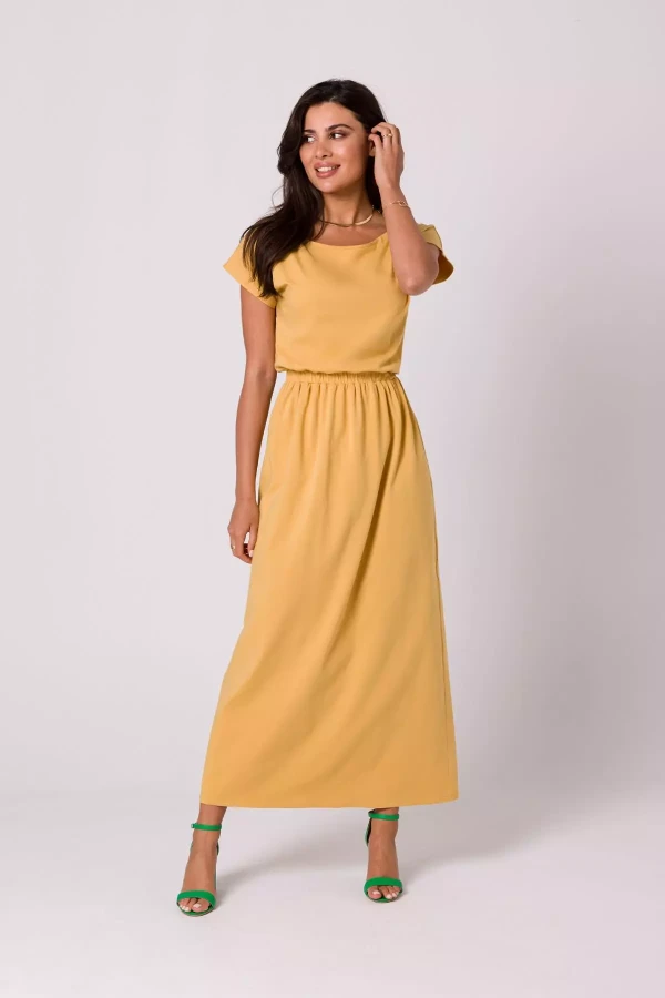 Sukienka maxi o fasonie hiszpanki