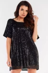 czarna cekinowa sukienka oversize.webp