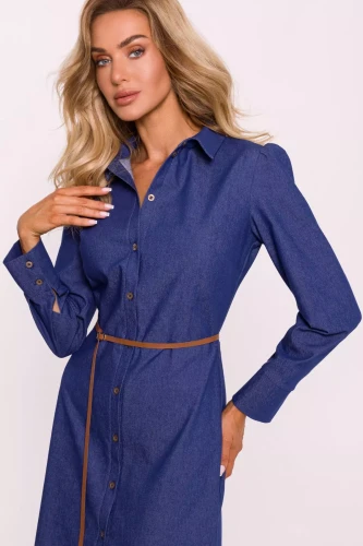 elegancka sukienka z kołnierzykiem.webp