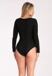 damskie body w kolorze czarnym na wiele okazji.webp