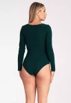 szmaragdowe body z długim rękawem.webp