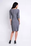 prosta sukienka midi szara.webp