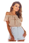 beżowa bluzka hiszpanka na lato.webp