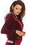 komfortowa bluza w kolorze bordowym