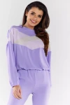 fioletowa bluza z kapturem
