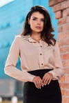 stylowa beżowa koszula na co dzień