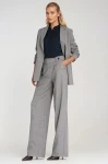 Eleganckie spodnie garniturowe w pepitkę.webp