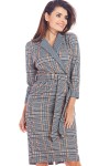 sukienka midi w kratę z rękawem.jpg