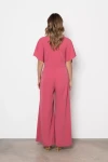 malina kombinezon damski z szerokimi nogawkami typu wide leg.webp