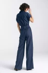Elegancki kombinezon damski z wysokim stanem jeans.webp