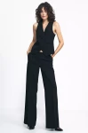 Eleganckie spodnie damskie wide leg z kieszeniami.webp