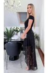 Elegancka sukienka z krótkimi rękawami typu hiszpanka.webp