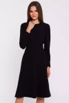 Elegancka sukienka na pogrzeb z zapięciem na plecach.webp