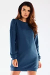 Damska bluza casual z okrągłym dekoltem.webp