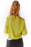 Krótka damska bluza casual z długim rękawem.webp