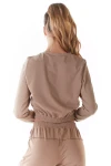 Krótka damska bluza bez kaptura o fasonie crop.webp