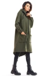 ciepła długa bluza damska w kolorze khaki na co dzień.jpg